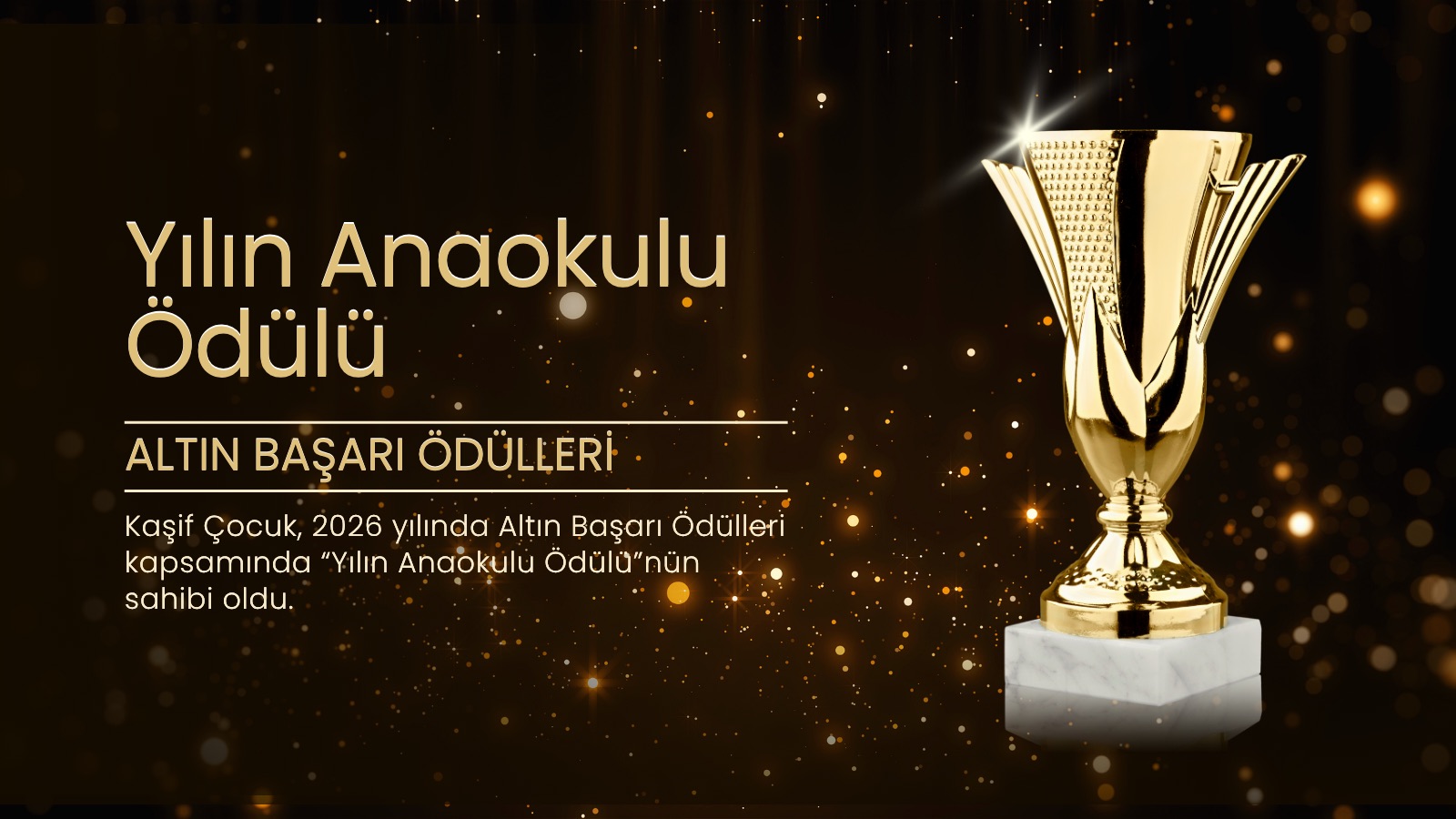 Altın Başarı Ödülleri — 2026 Yılın Anaokulu Ödülü